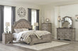 Lodenbay Antique Gray Upholstered Panel Bedroom Set - SET | B751-56 | B751-58 | B751-97 | B751-31 | B751-36 - Bien Home Furniture & Electronics