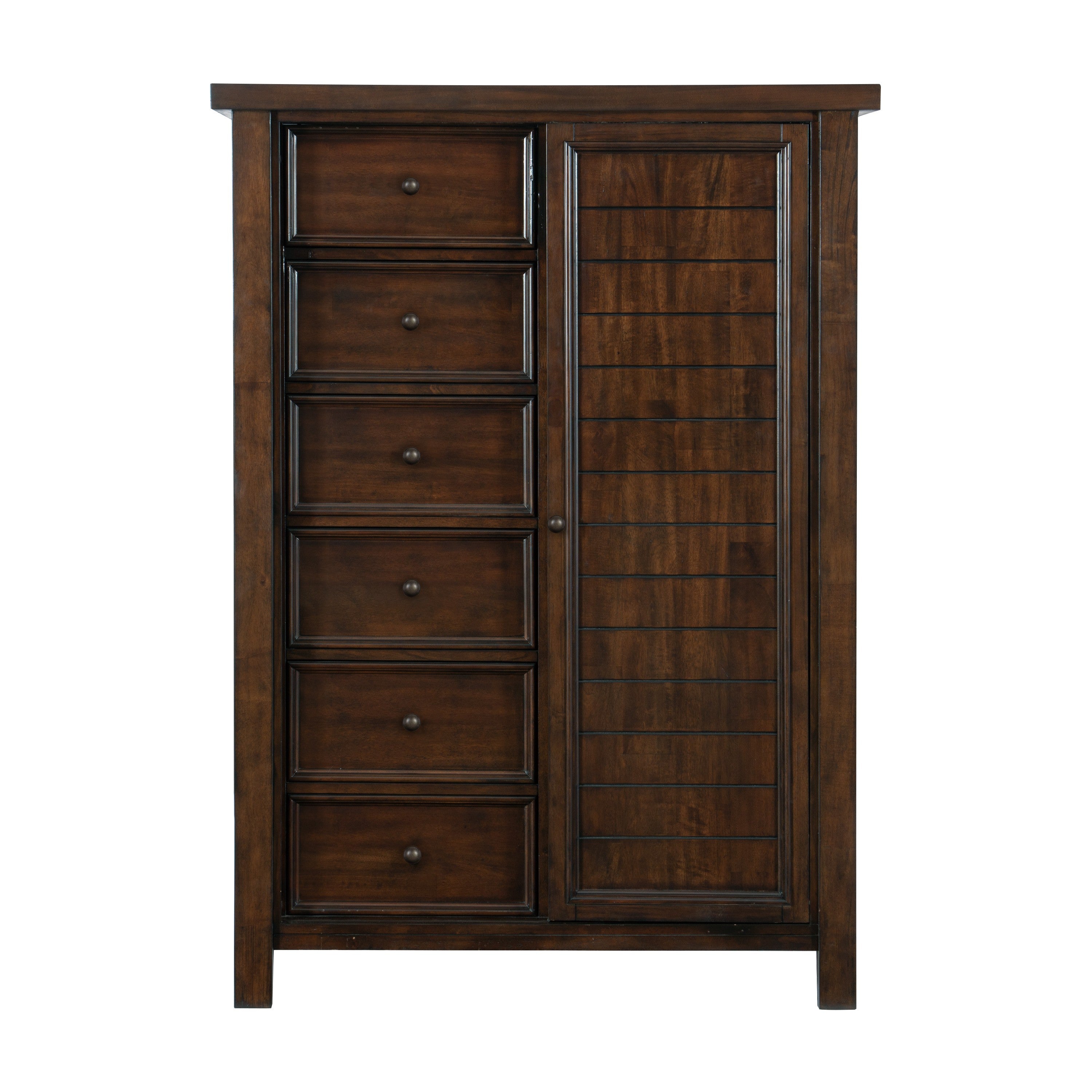 Logandale Brown Wardrobe - 1559-10 - Bien Home Furniture &amp; Electronics