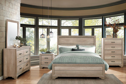 Lonan Rustic King Panel Bed - SET | 1955K-1 | 1955-3 - Bien Home Furniture &amp; Electronics