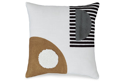 Longsum Black/White/Honey Pillow, Set of 4 - A1000927 - Bien Home Furniture &amp; Electronics