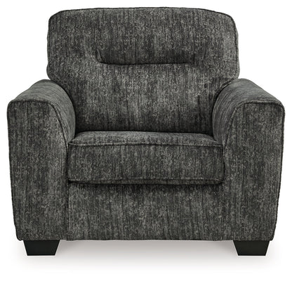 Lonoke Gunmetal Oversized Chair - 5050423 - Bien Home Furniture &amp; Electronics
