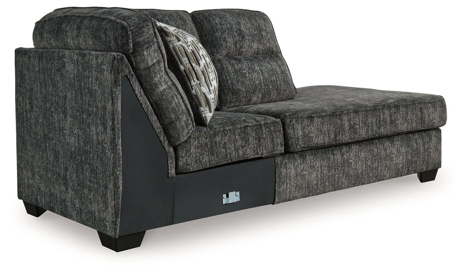 Lonoke Gunmetal Right-Arm Facing Corner Chaise - 5050417 - Bien Home Furniture &amp; Electronics