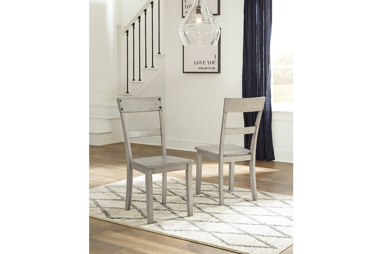 Loratti Gray Dining Chair, Set of 2 - D261-01 - Bien Home Furniture &amp; Electronics