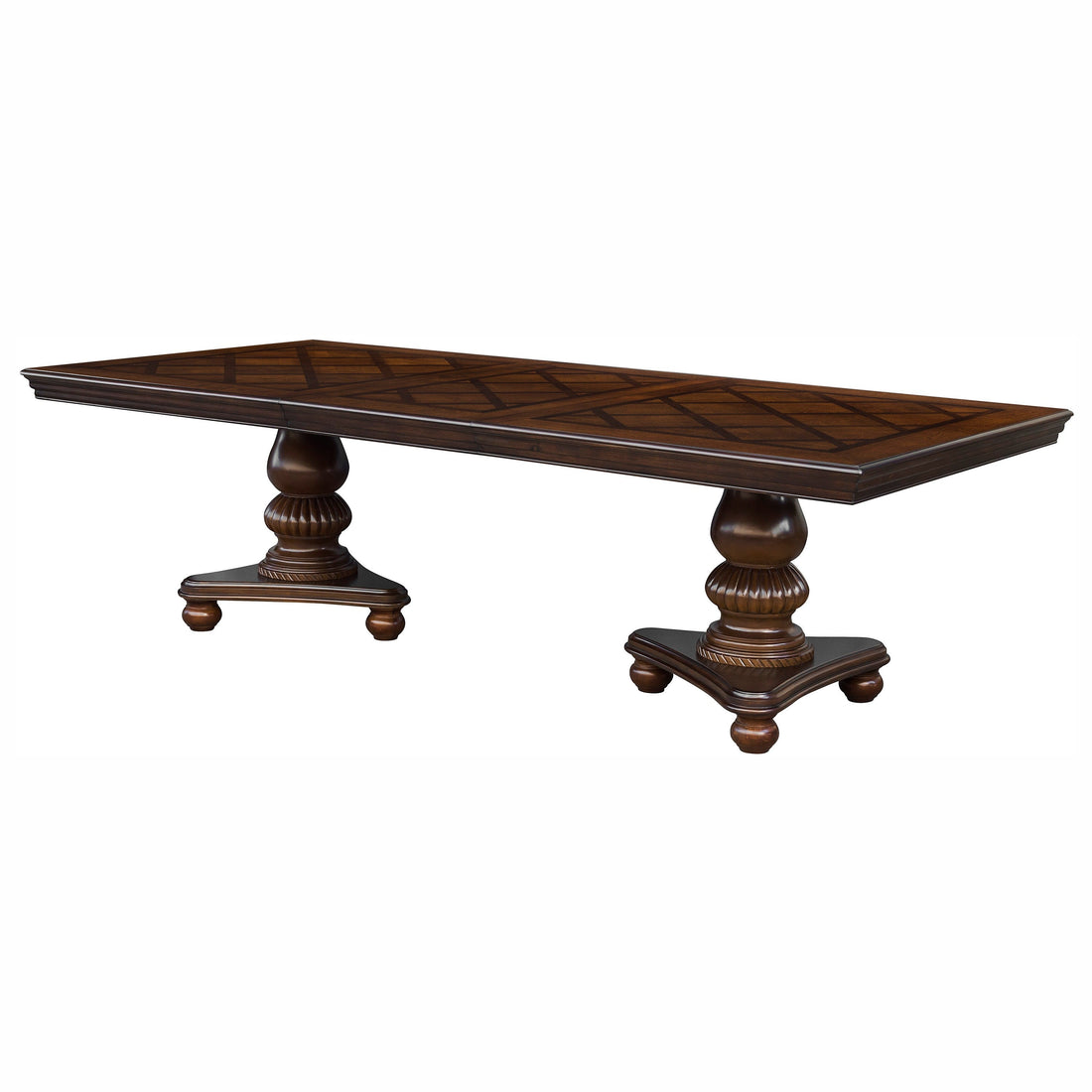 Lordsburg Brown Chery Extendable Dining Table - SET | 5473-103 | 5473-103B - Bien Home Furniture & Electronics