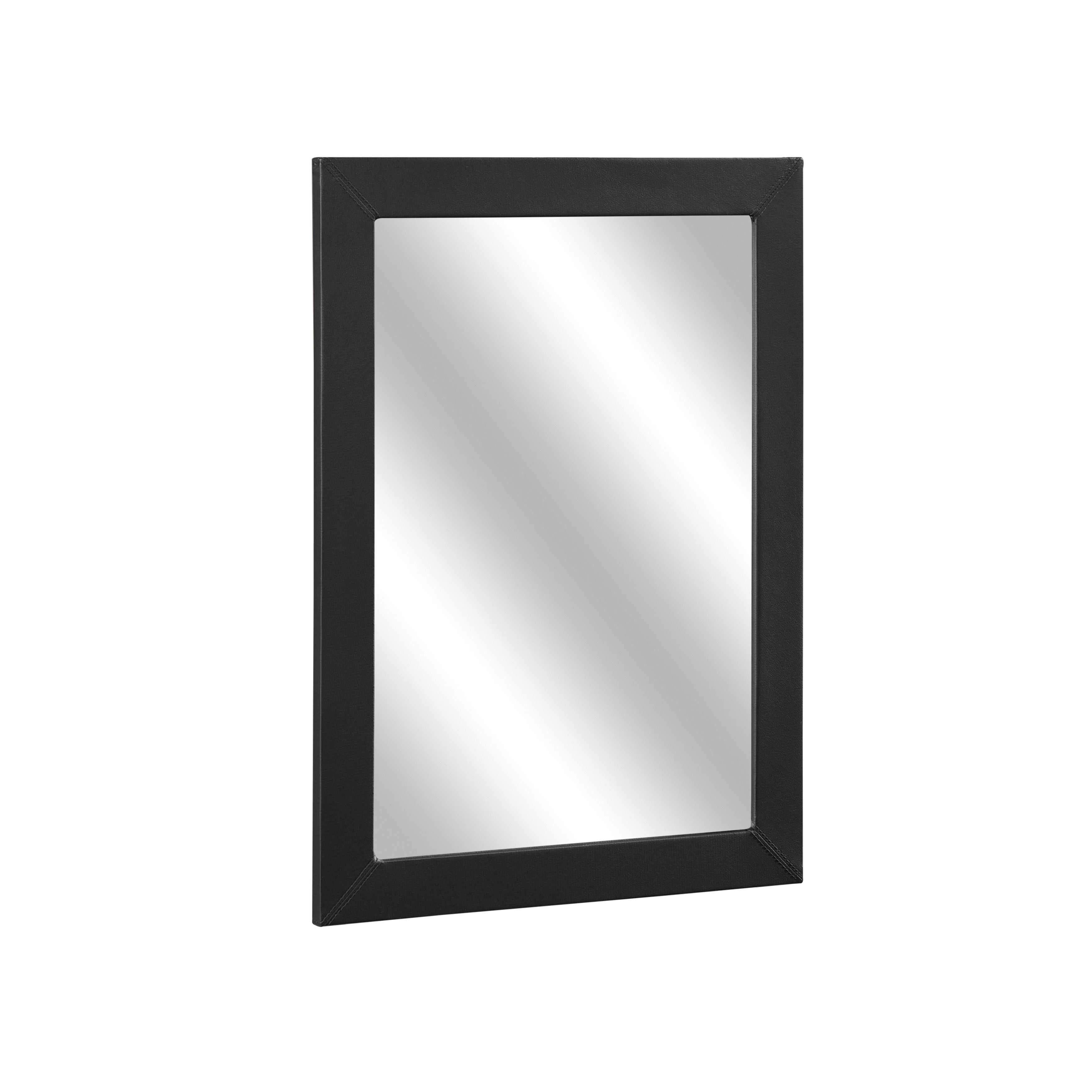 Lorenzi Black Mirror (Mirror Only) - 2220-6 - Bien Home Furniture &amp; Electronics