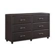 Lorenzi Dark Brown Dresser - 2220DBR-5 - Bien Home Furniture & Electronics