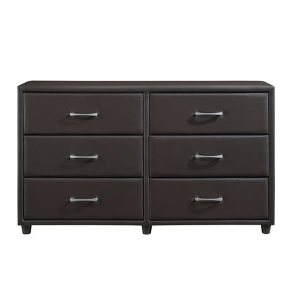 Lorenzi Dark Brown Dresser - 2220DBR-5 - Bien Home Furniture &amp; Electronics