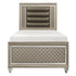 Loudon Champagne Metallic Twin Platform Bed - B1515T-1* - Bien Home Furniture & Electronics