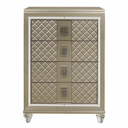Loudon Champagne Metallic Youth Chest - B1515-9 - Bien Home Furniture &amp; Electronics