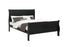 Louis Philip Black Queen Sleigh Bed - SET | B3950-Q-HBFB | B3950-Q-RAIL - Bien Home Furniture & Electronics