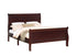 Louis Philip Cherry Queen Sleigh Bed - SET | B3850-Q-HBFB | B3850-Q-RAIL - Bien Home Furniture & Electronics
