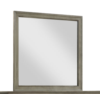 Louis Philip Gray Bedroom Mirror (Mirror Only) - B3550-11 - Bien Home Furniture &amp; Electronics