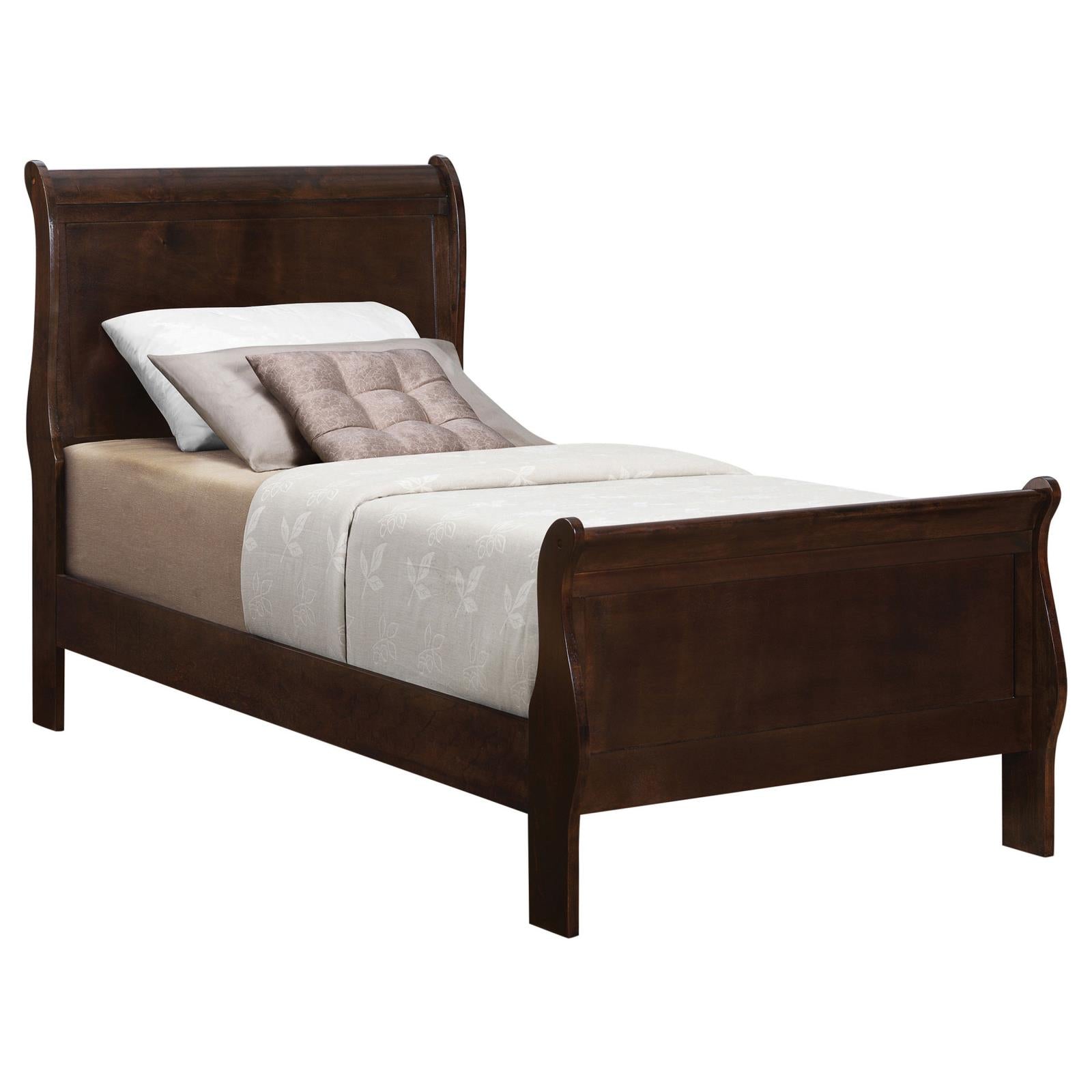 Louis Philippe Panel Bedroom Set with High Headboard - 202411T-S5 - Bien Home Furniture &amp; Electronics