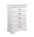 Louis Philippe White 5-Drawer Chest - 204695 - Bien Home Furniture & Electronics