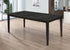 Louise Black Rectangular Dining Table with Extension Leaf - 101561 - Bien Home Furniture & Electronics