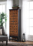 Lovegood Rich Brown/Black 2-Door Accent Cabinet - 950731 - Bien Home Furniture & Electronics