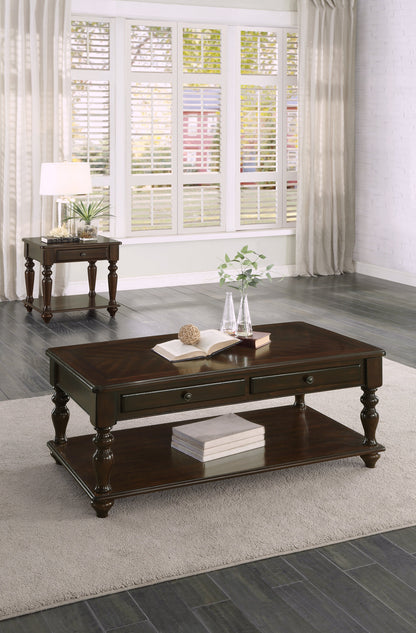 Lovington Espresso End Table - 3587-04 - Bien Home Furniture &amp; Electronics