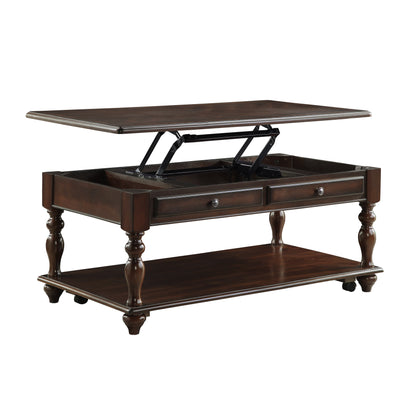 Lovington Espresso Lift Top Cocktail Table - 3587-30 - Bien Home Furniture &amp; Electronics