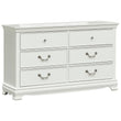 Lucida White Dresser - 2039W-5 - Bien Home Furniture & Electronics