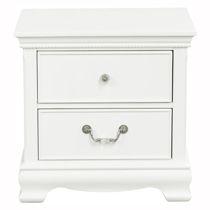 Lucida White Nightstand - 2039W-4 - Bien Home Furniture &amp; Electronics