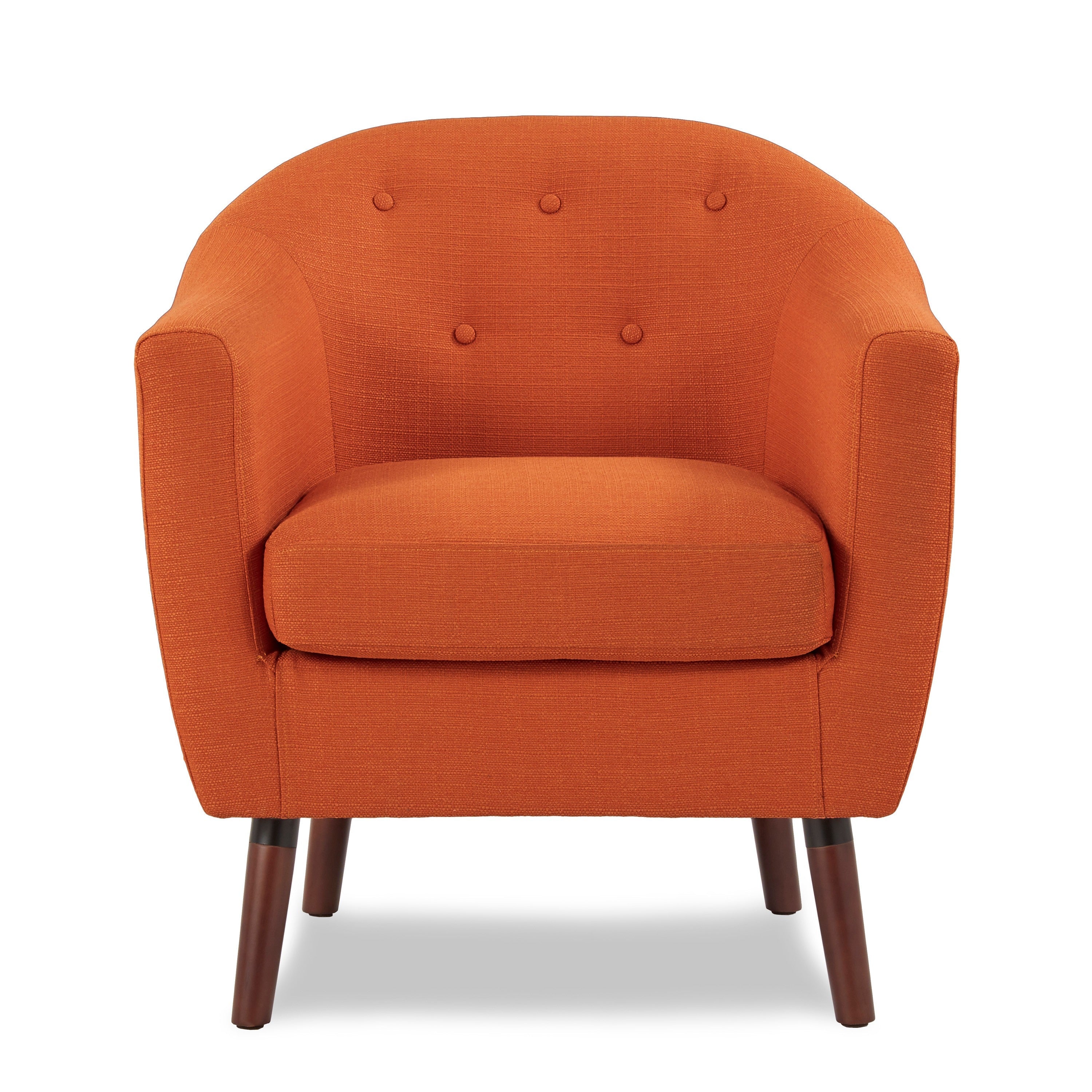 Lucille Orange Accent Chair - 1192RN - Bien Home Furniture &amp; Electronics