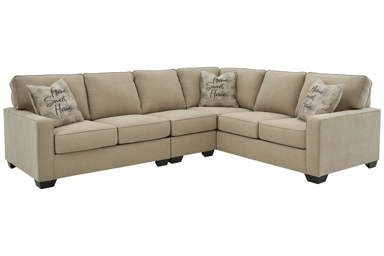 Lucina Quartz 3-Piece RAF Sectional - SET | 5900655 | 5900667 | 5900646 | 5900608 | 5900625 - Bien Home Furniture &amp; Electronics