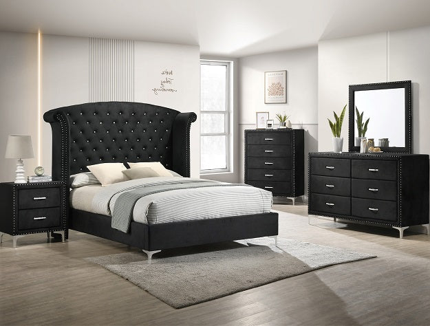 Lucinda N.Stand - Black - B9265-2N - Bien Home Furniture &amp; Electronics
