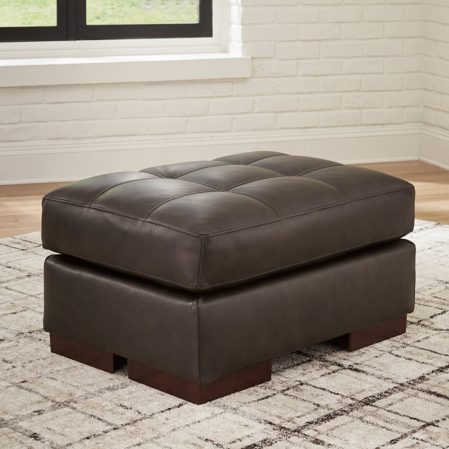 Luigi Thunder Ottoman - 5650614 - Bien Home Furniture &amp; Electronics