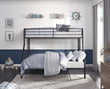 Lunar Dark Bronze Metal Twin/Full Bunk Bed - B2009DZTF-1 - Bien Home Furniture & Electronics