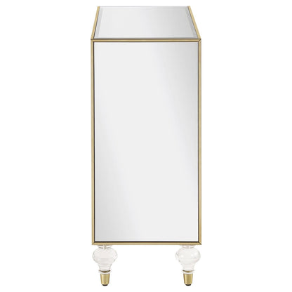 Lupin Mirror/Champagne 2-Door Accent Cabinet - 951854 - Bien Home Furniture &amp; Electronics