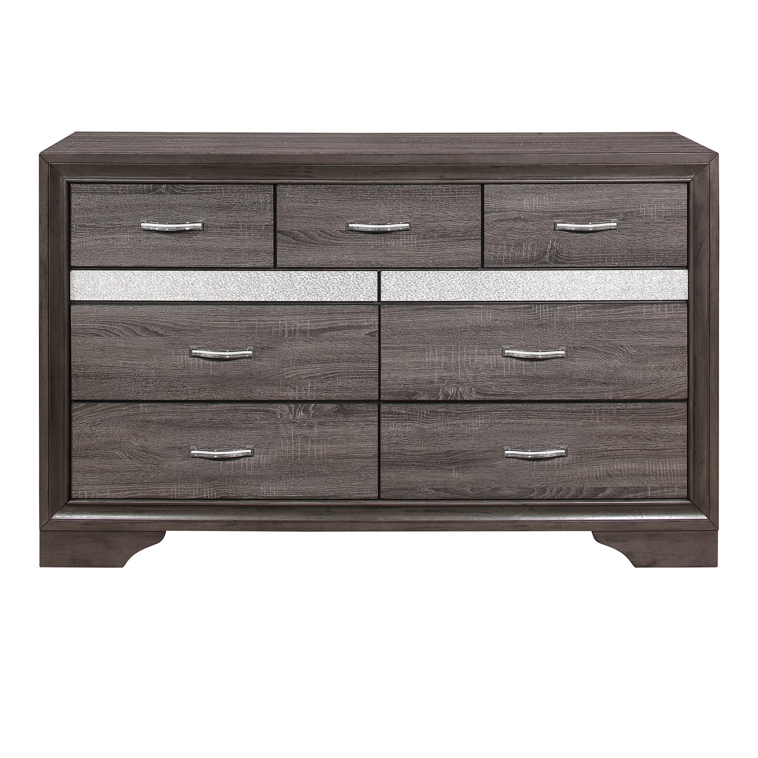 Luster Gray Dresser - 1505-5 - Bien Home Furniture &amp; Electronics