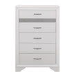 Luster White Chest - 1505W-9 - Bien Home Furniture & Electronics