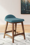 Lyncott Blue/Brown Counter Height Barstool, Set of 2 - D615-324 - Bien Home Furniture & Electronics