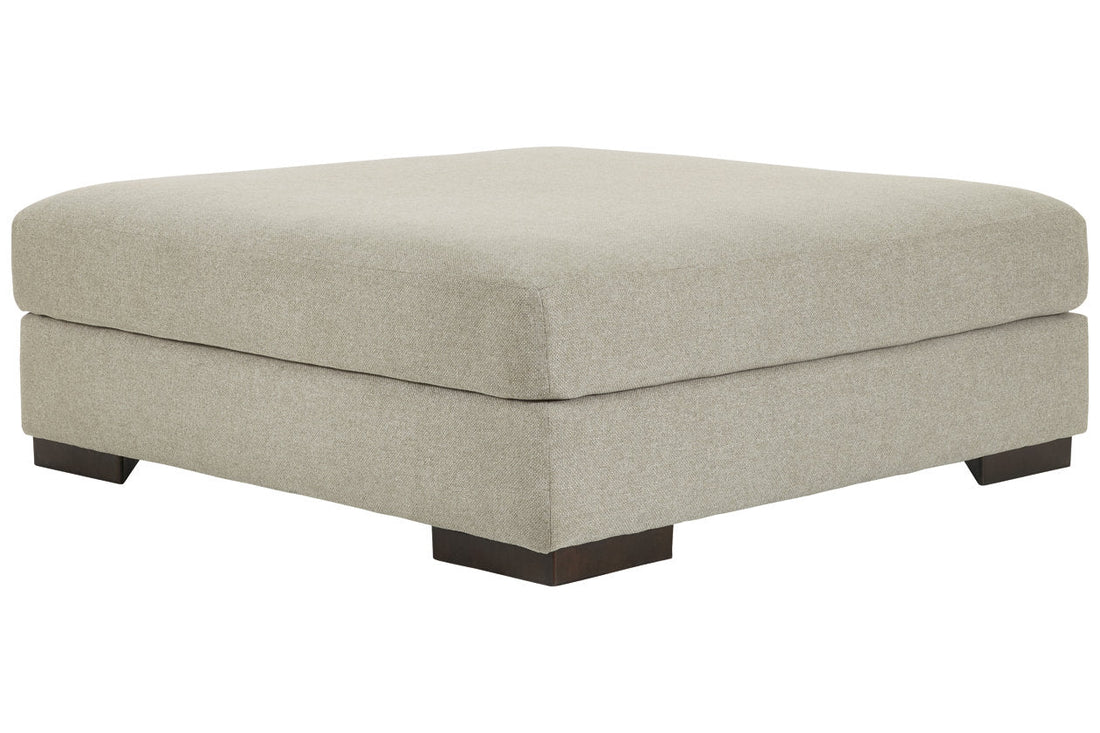 Lyndeboro Wicker Oversized Accent Ottoman - 1020108 - Bien Home Furniture &amp; Electronics