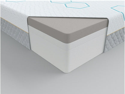 Lyra 10 Inch Queen Copper-Infused Memory Foam Mattress - MT-USG10Q - Bien Home Furniture &amp; Electronics