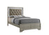 Lyssa Champagne Full LED Upholstered Panel Bed - SET | B4300-F-HBFB | B4300-FT-RAIL - Bien Home Furniture & Electronics