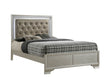 Lyssa Champagne Queen LED Upholstered Panel Bed - SET | B4300-Q-HBFB | B4300-KQ-RAIL - Bien Home Furniture & Electronics