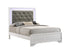 Lyssa Frost Full LED Upholstered Panel Bed - SET | B4310-F-HBFB | B4310-FT-RAIL - Bien Home Furniture & Electronics