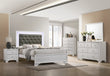 Lyssa Frost LED Upholstered Panel Bedroom Set - SET | B4310-Q-HBFB | B4310-KQ-RAIL | B4310-2 | B4310-4 - Bien Home Furniture & Electronics