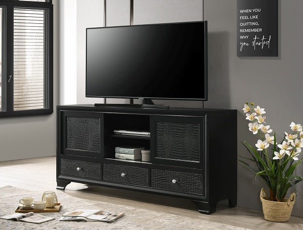 Lyssa Tv Stand - Black - B4308-7 - Bien Home Furniture &amp; Electronics