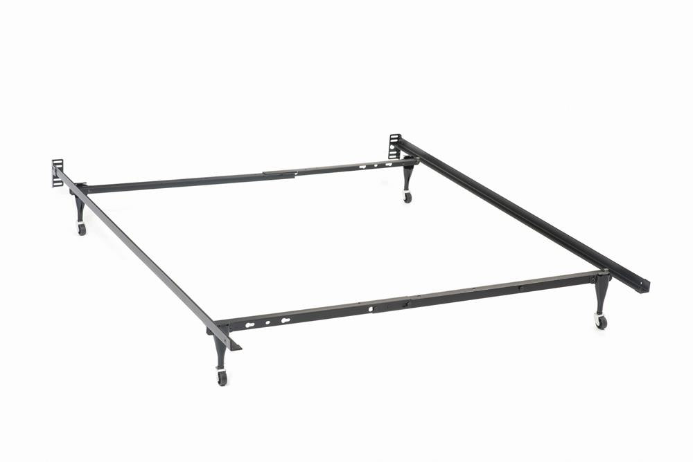 Mabel Black Twin/Full Bed Frame - 9601TF - Bien Home Furniture &amp; Electronics