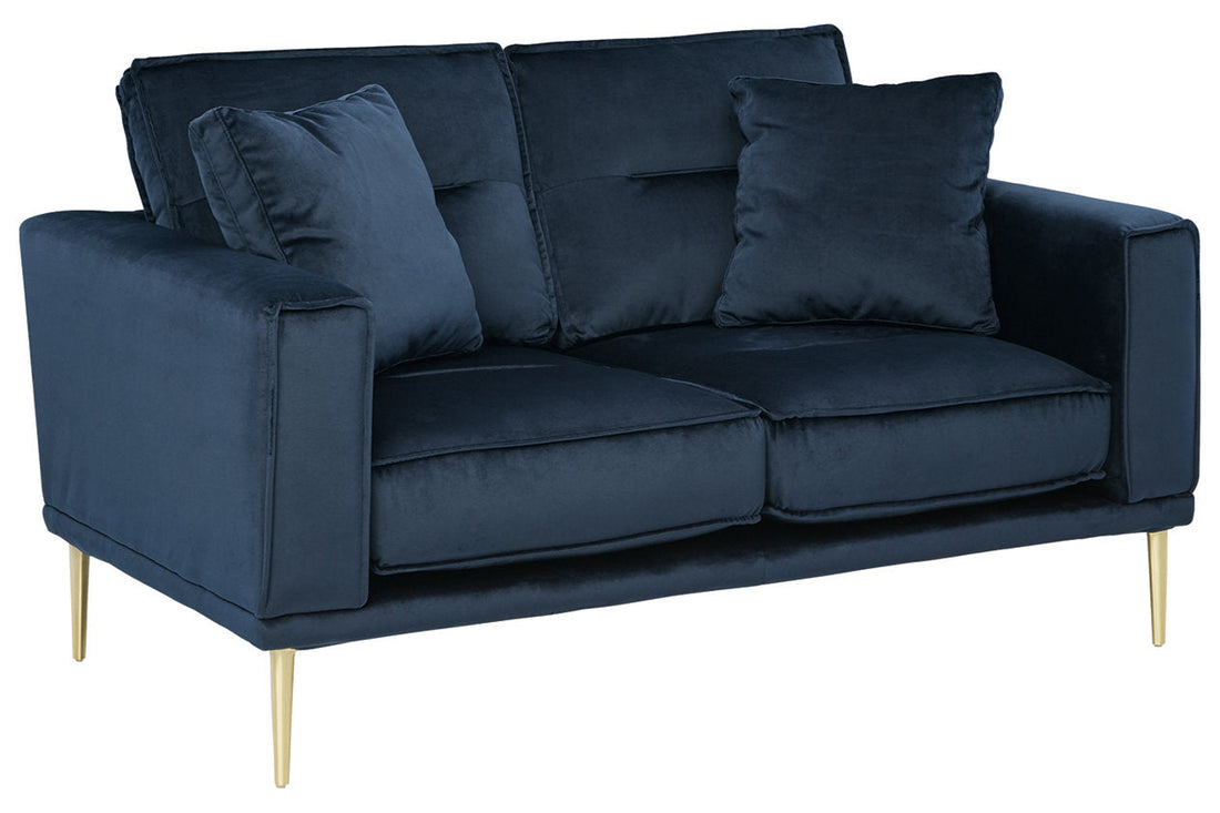 Macleary Navy Loveseat - 8900835 - Bien Home Furniture &amp; Electronics