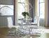 Madanere White/Chrome 5-Piece Round Dining Set - SET | D275-15 | D275-02 - Bien Home Furniture & Electronics