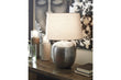 Magalie Antique Silver Finish Table Lamp - L207314 - Bien Home Furniture & Electronics