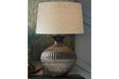 Magan Antique Bronze Finish Table Lamp - L207354 - Bien Home Furniture & Electronics