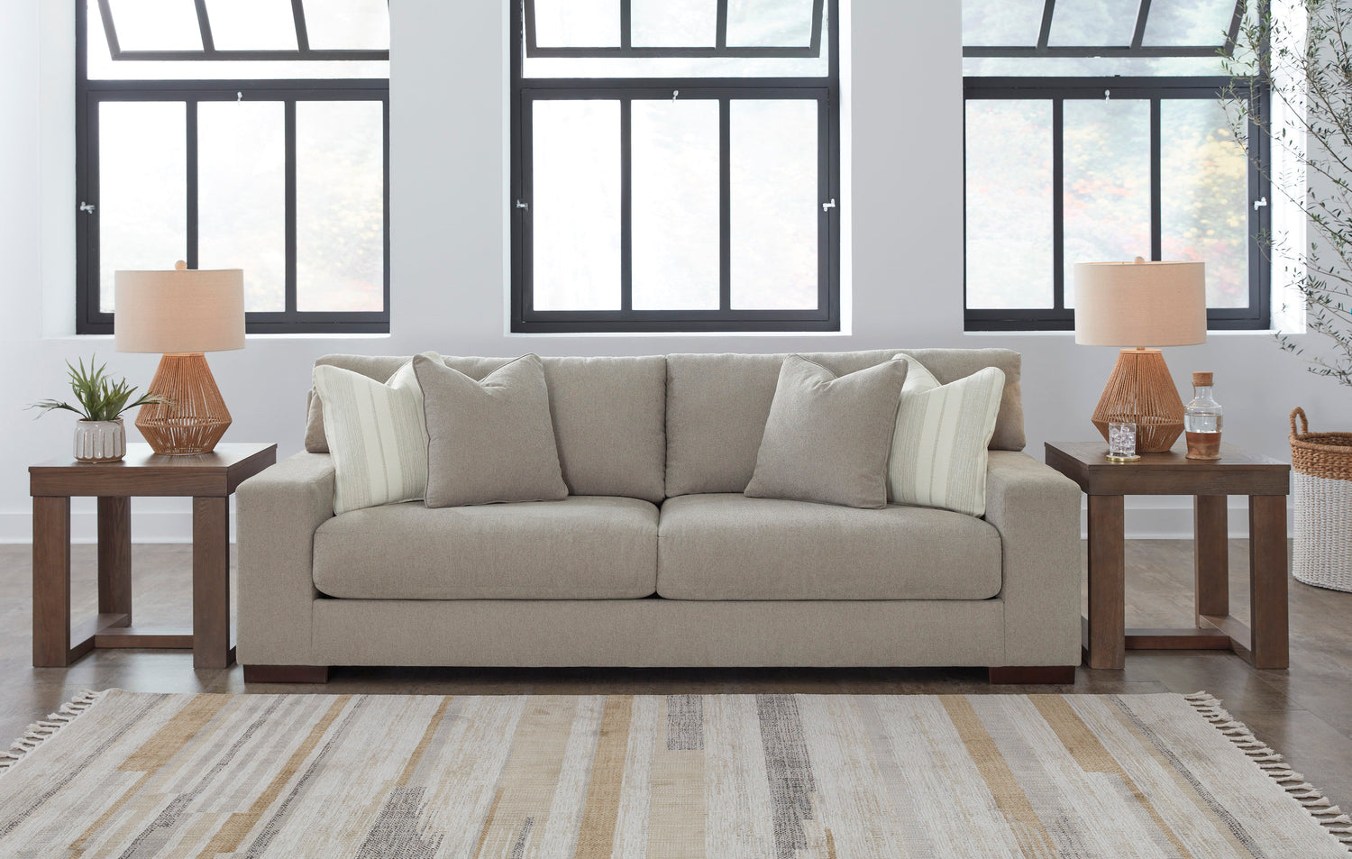 Maggie Flax Living Room Set - SET | 5200438 | 5200435 - Bien Home Furniture &amp; Electronics