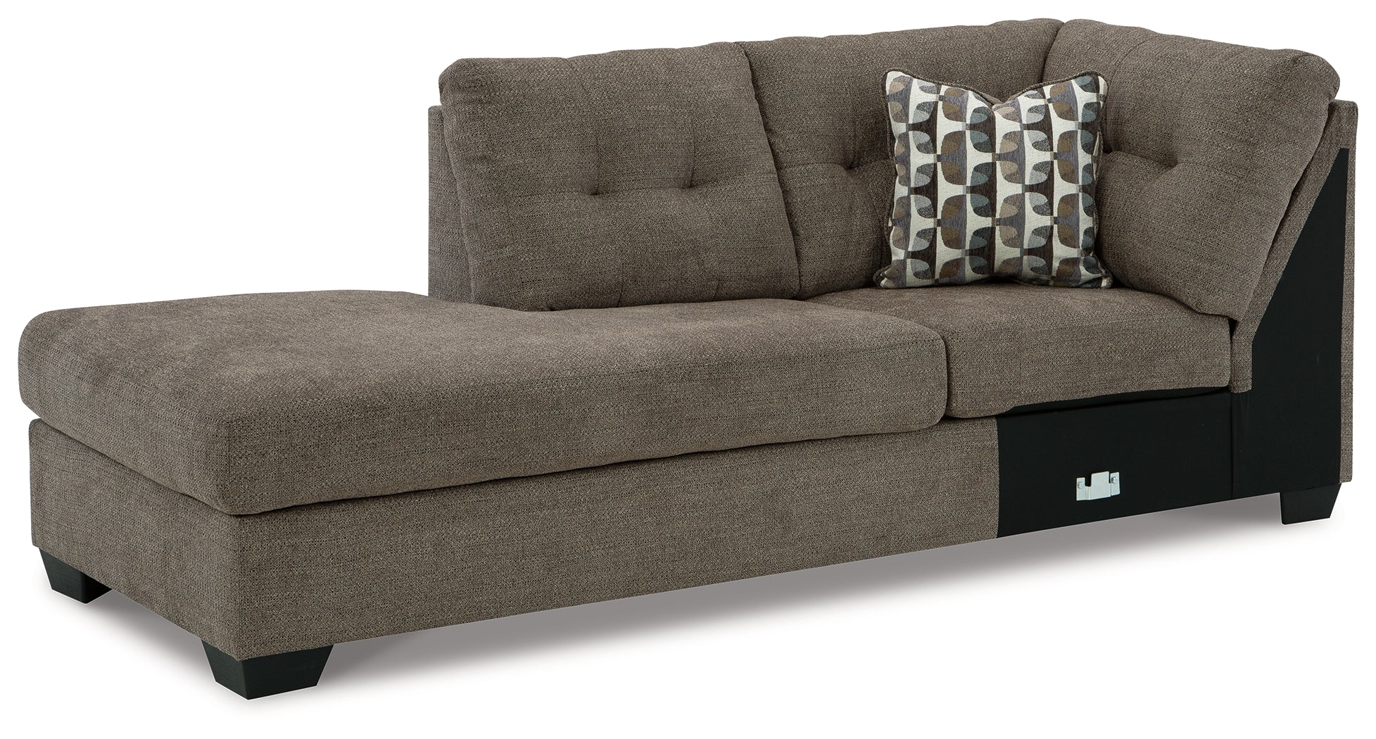 Mahoney Chocolate Left-Arm Facing Corner Chaise - 3100516 - Bien Home Furniture &amp; Electronics