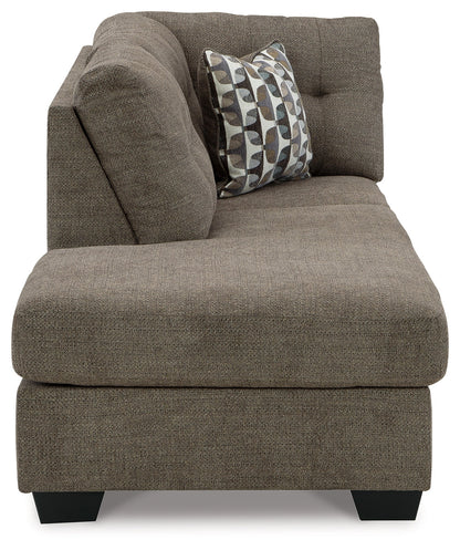 Mahoney Chocolate Left-Arm Facing Corner Chaise - 3100516 - Bien Home Furniture &amp; Electronics