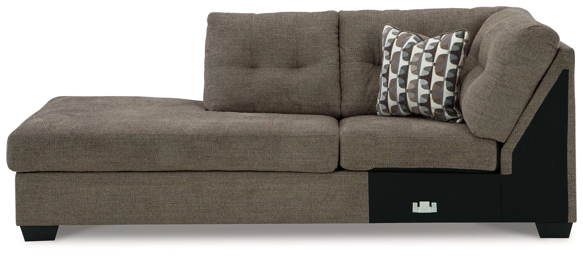 Mahoney Chocolate Left-Arm Facing Corner Chaise - 3100516 - Bien Home Furniture &amp; Electronics