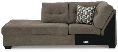 Mahoney Chocolate Left-Arm Facing Corner Chaise - 3100516 - Bien Home Furniture &amp; Electronics